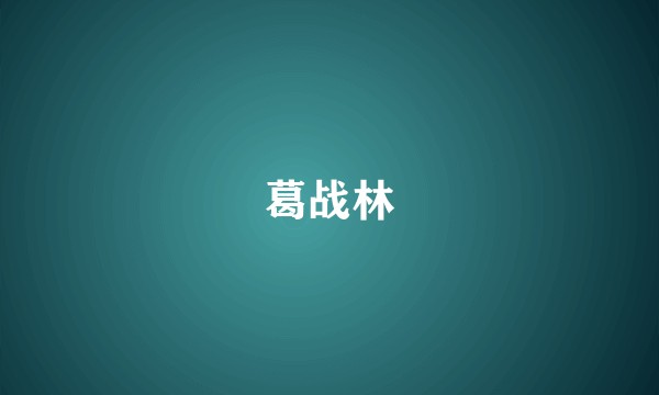 葛战林