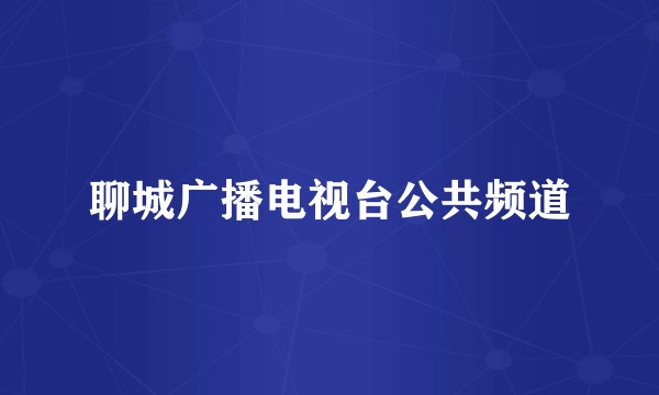 聊城广播电视台公共频道
