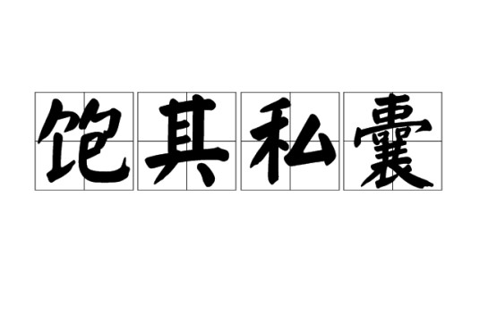 饱其私囊