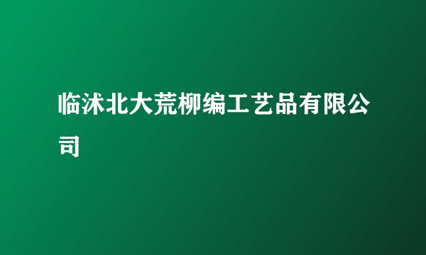 临沭北大荒柳编工艺品有限公司