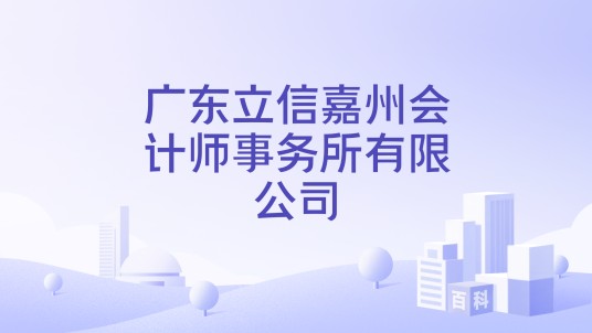 广东立信嘉州会计师事务所有限公司