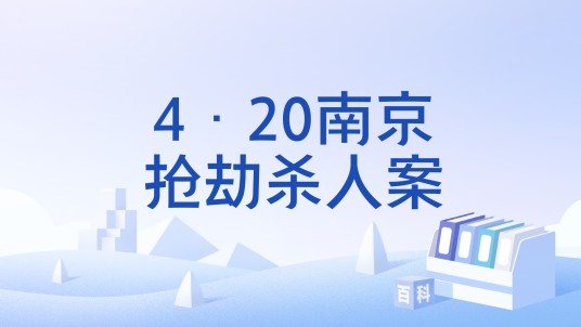 4·20南京抢劫杀人案