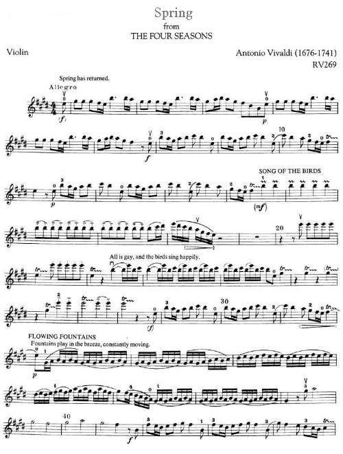 维瓦第小提琴协奏曲