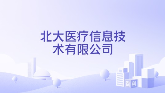 北大医疗信息技术有限公司