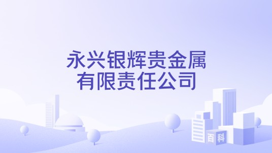 永兴银辉贵金属有限责任公司