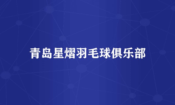 青岛星熠羽毛球俱乐部