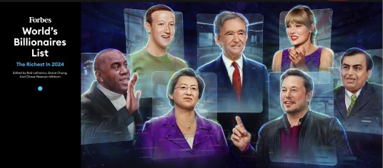 2024年福布斯全球亿万富豪榜