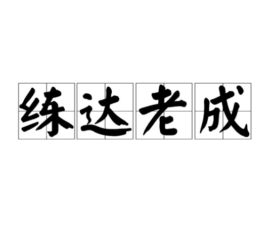练达老成