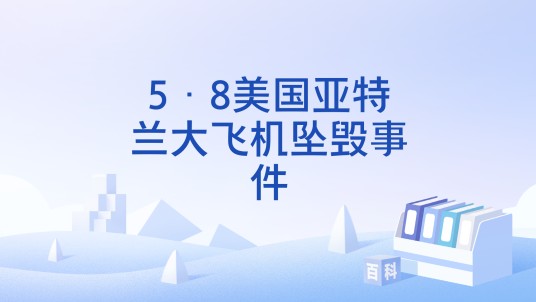 5·8美国亚特兰大飞机坠毁事件