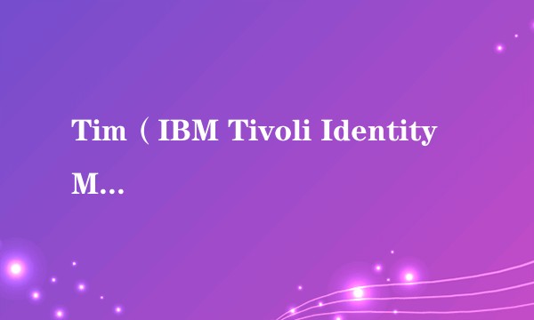 Tim（IBM Tivoli Identity Manager）