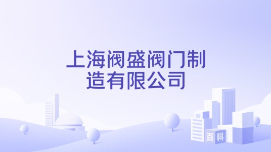 上海阀盛阀门制造有限公司
