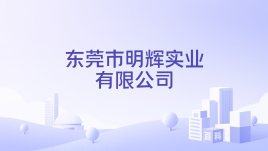 东莞市明辉实业有限公司