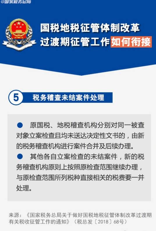 税收征管体制改革