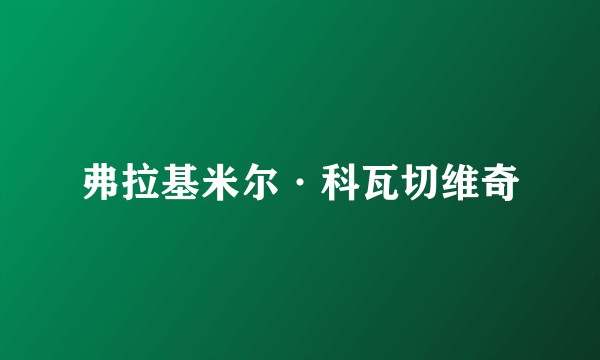 弗拉基米尔·科瓦切维奇