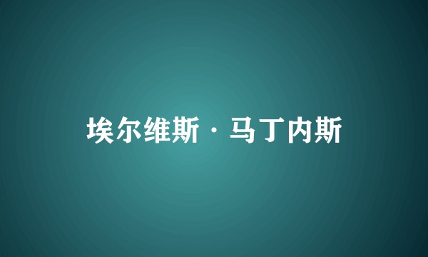 埃尔维斯·马丁内斯