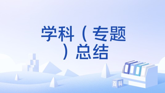 学科（专题）总结