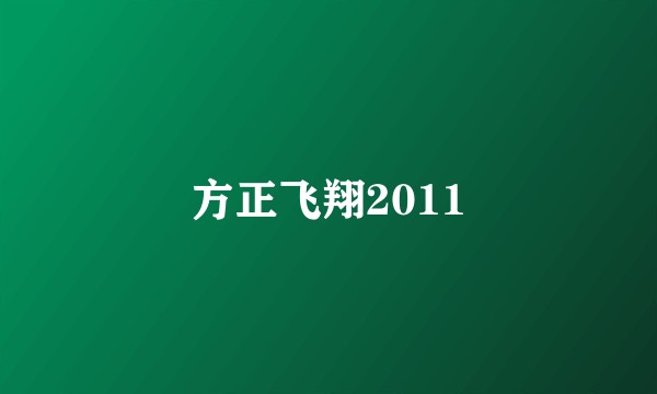 方正飞翔2011