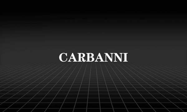 CARBANNI