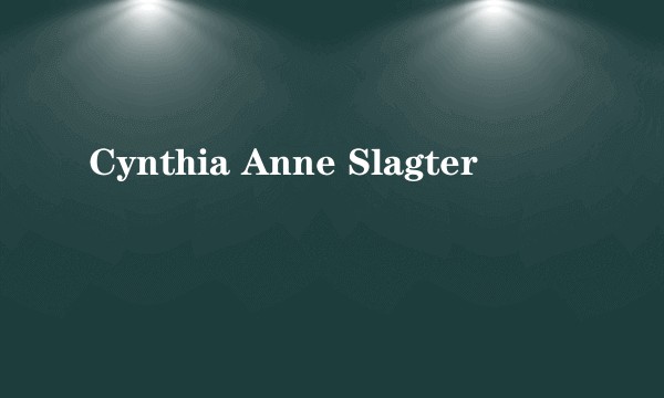 Cynthia Anne Slagter