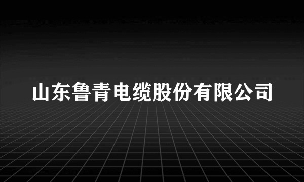 山东鲁青电缆股份有限公司