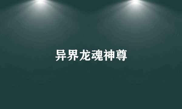 异界龙魂神尊