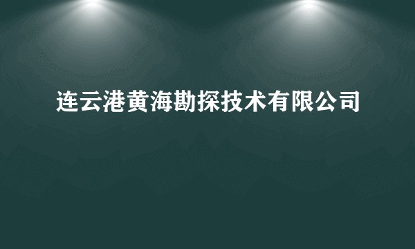 连云港黄海勘探技术有限公司