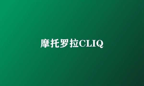 摩托罗拉CLIQ