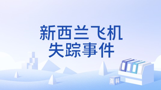 新西兰飞机失踪事件