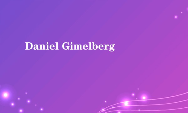 Daniel Gimelberg