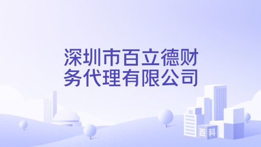 深圳市百立德财务代理有限公司