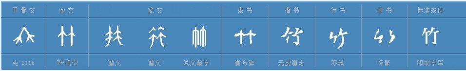 用竹子可以组什么词？