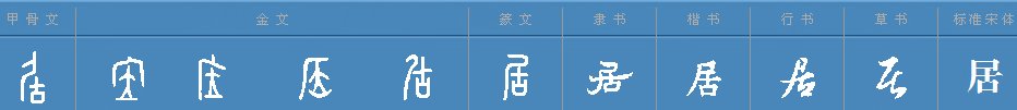 居是什么结构的字