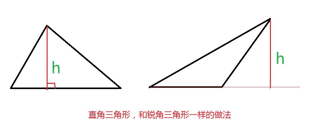三角形的求高的公式是什么?