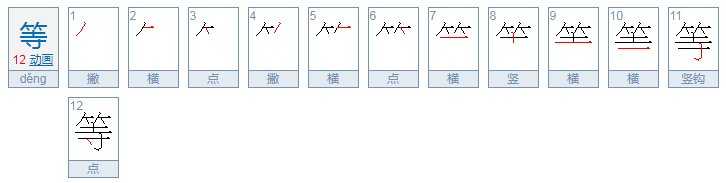 等候的拼音是什么
