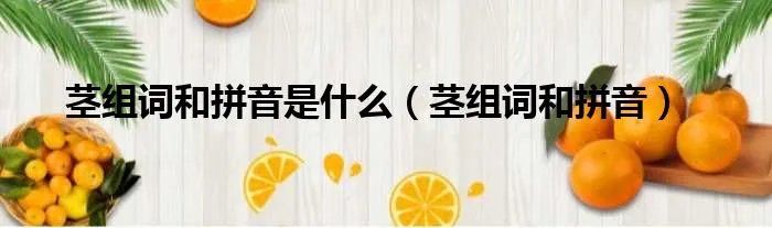 茎组词和拼音是什么（茎组词和拼音）
