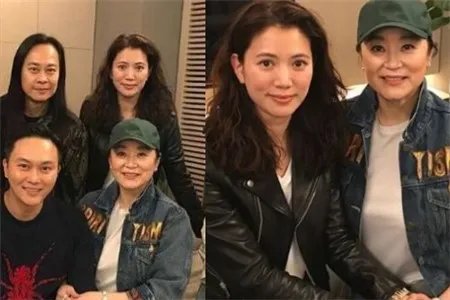袁咏仪林青霞合照 娱乐圈追星的又一成功典范