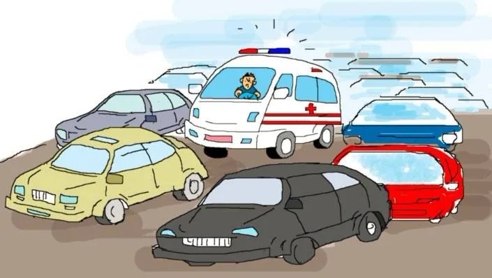 私家车与执行任务救护车对峙，现场到底发生了什么？