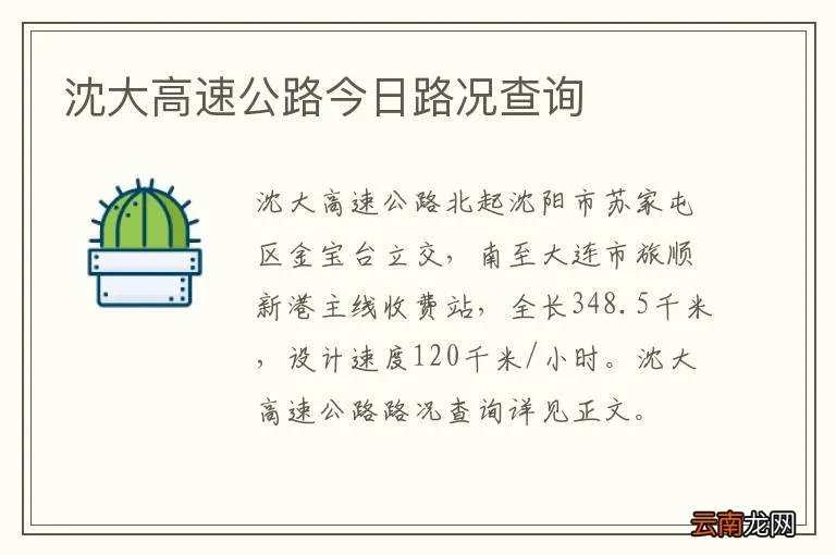 沈大高速公路今日路况查询