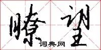 瞭望