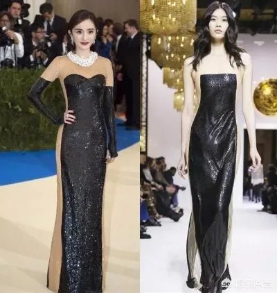 奚梦瑶维密跌倒再登台走秀,第二件裙子是杨幂同款吗?