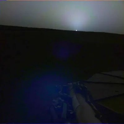 火星日出日落照片什么样子：照片曝光被震撼到了