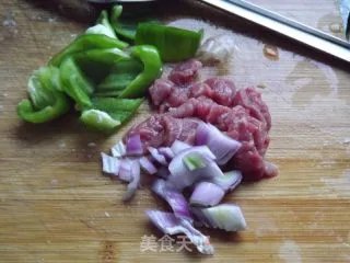 肉丝蘑菇