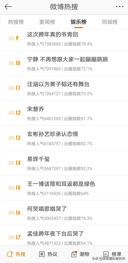 湖南卫视跨年何炅哭了上热搜你怎么看?