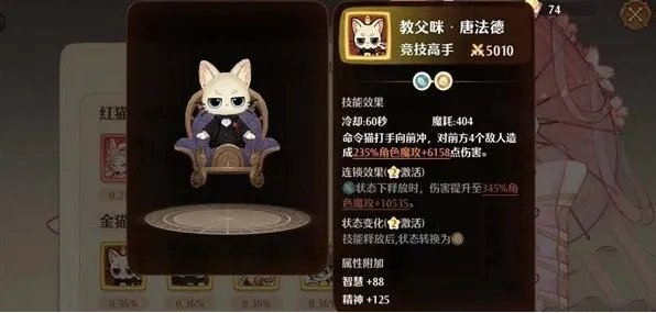 《森之国度》猫灵推荐一览