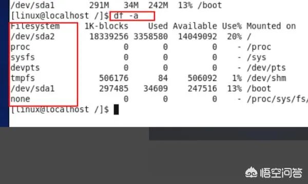 linux怎么查看磁盘空间？