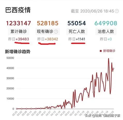 巴西单日新增病例近4万,美国都不是对手,巴西疫情怎么会发展到这种地步?