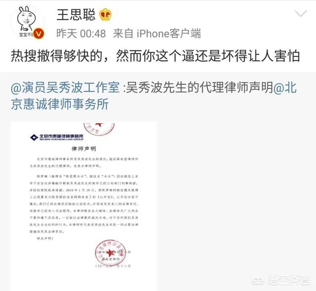频频在微博上怼明星大腕的王思聪,为何没人敢起诉他?