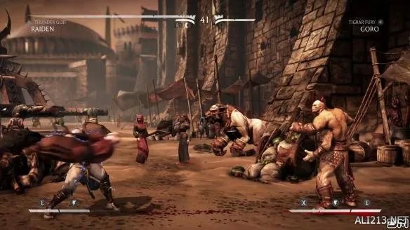 老奶奶好身板!《真人快打X(Mortal Kombat X)》中路人老奶奶KO镜头