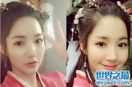 朴敏英整容前后照片对比,简直丑女大翻身