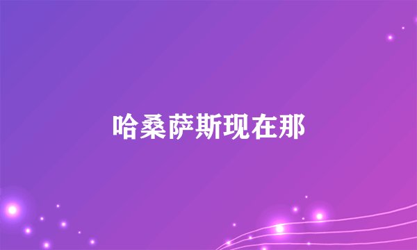 哈桑萨斯现在那